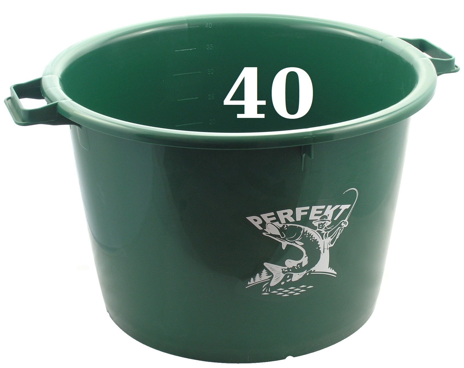 PROFESJONALNE WIADRO ZANĘTOWE PERFEKT KOCIOŁ BASSINE 40L z miarką