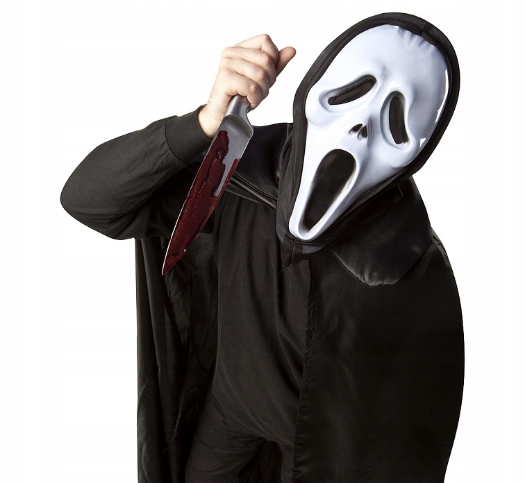 MASKA NA TWARZ NA HALLOWEEN KRZYK Z FILMU DUCH STRASZNA POTWÓR HORROR Kod producenta Maska na halloween Krzyk Potwór Zjawa