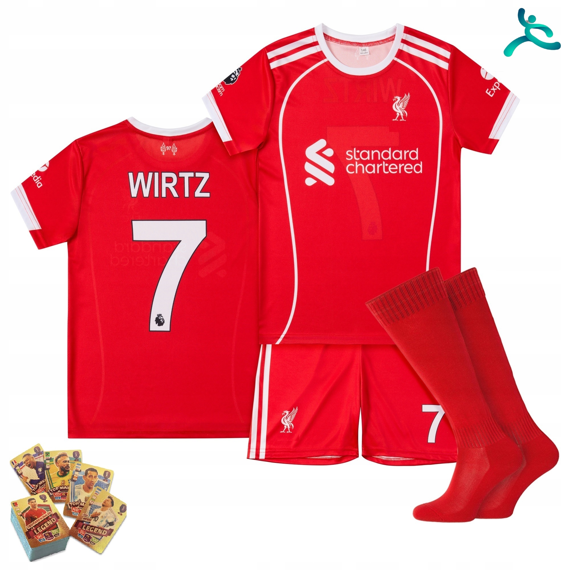 Fotbalový teplákovka komplet dárek Florian Wirtz Liverpool vel 164