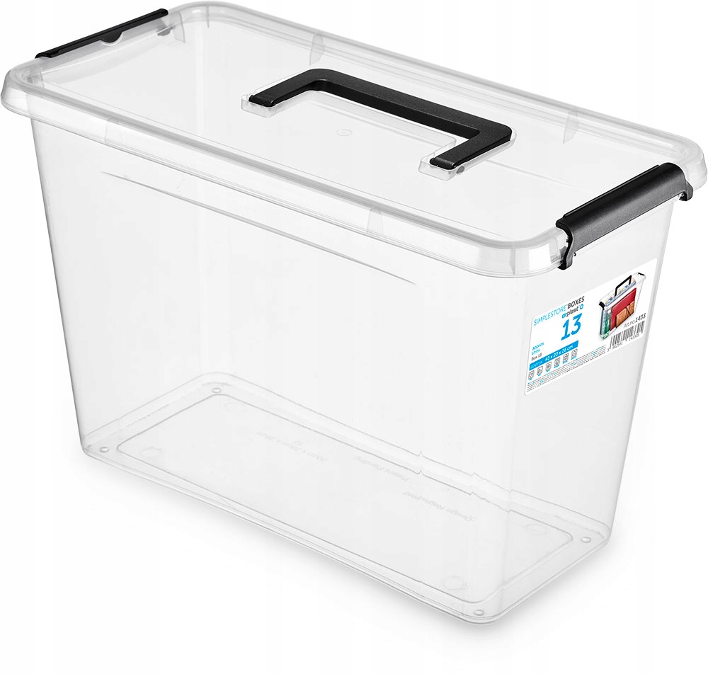 

Pojemnik Organizer Plastikowy Pudło Pokrywa 13L
