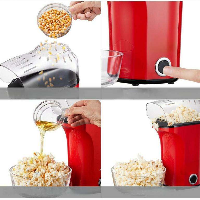 Urządzenie do popcornu BMH-1201A czerwony 1400 W MVPOWER EAN (GTIN) 0674012904641