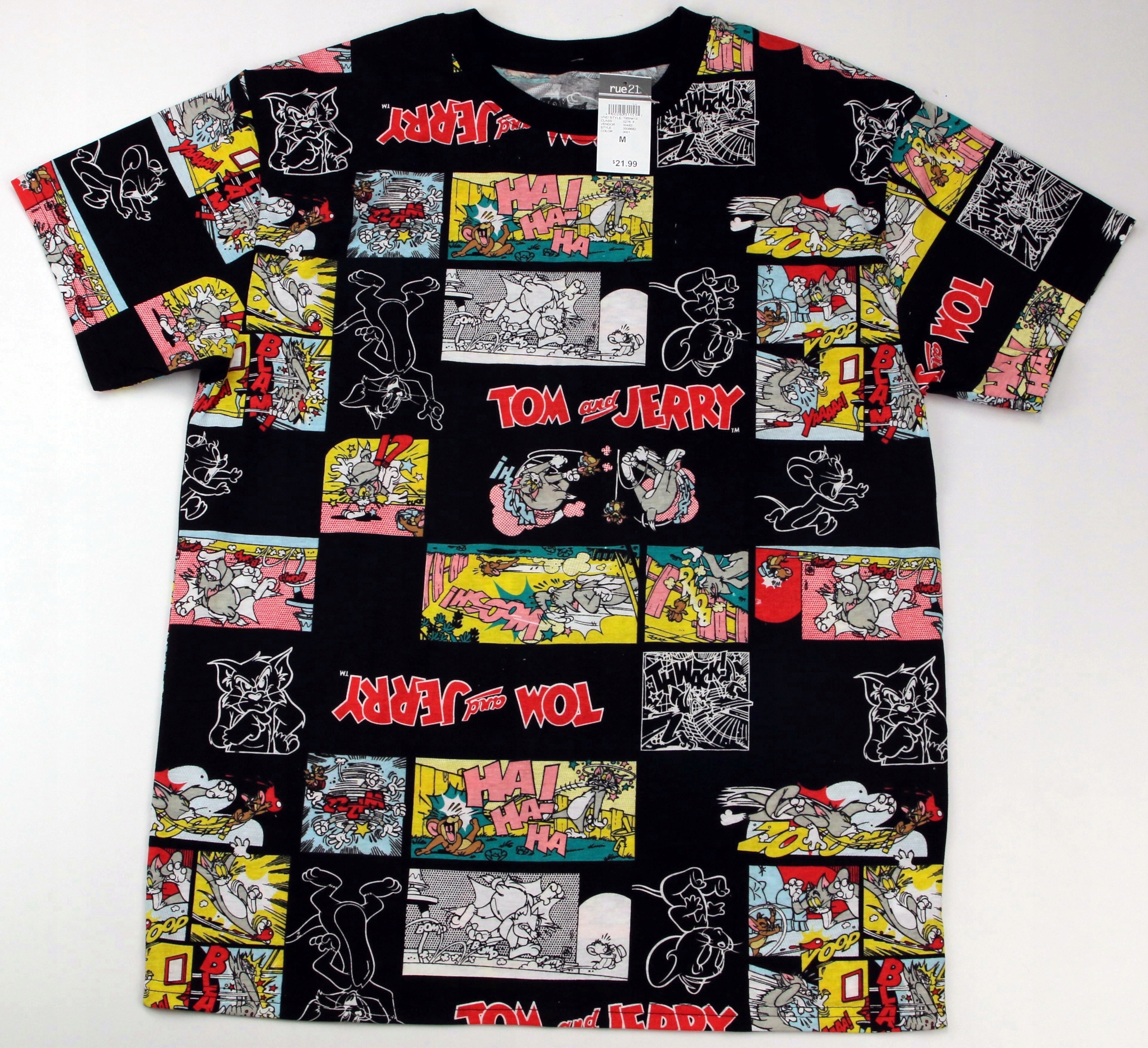 

$22 Tom and Jerry Koszulka T-Shirt Unikat rozm. M