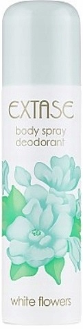 EXTASE DEZODORANT 150ML WHITE FLOWERS