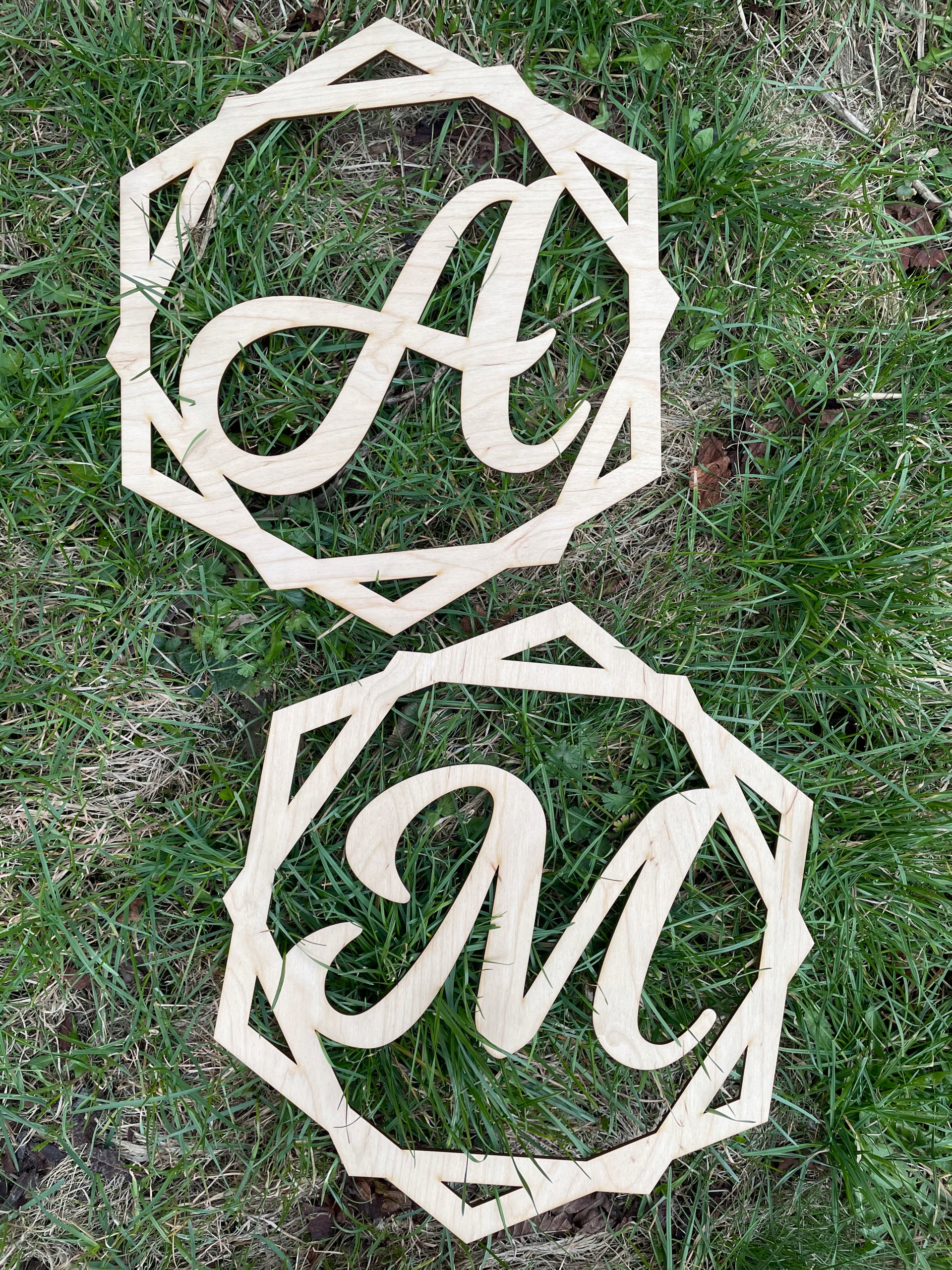 Koła na krzesła ściankę Wesele Ślub 2szt Żona Mąż