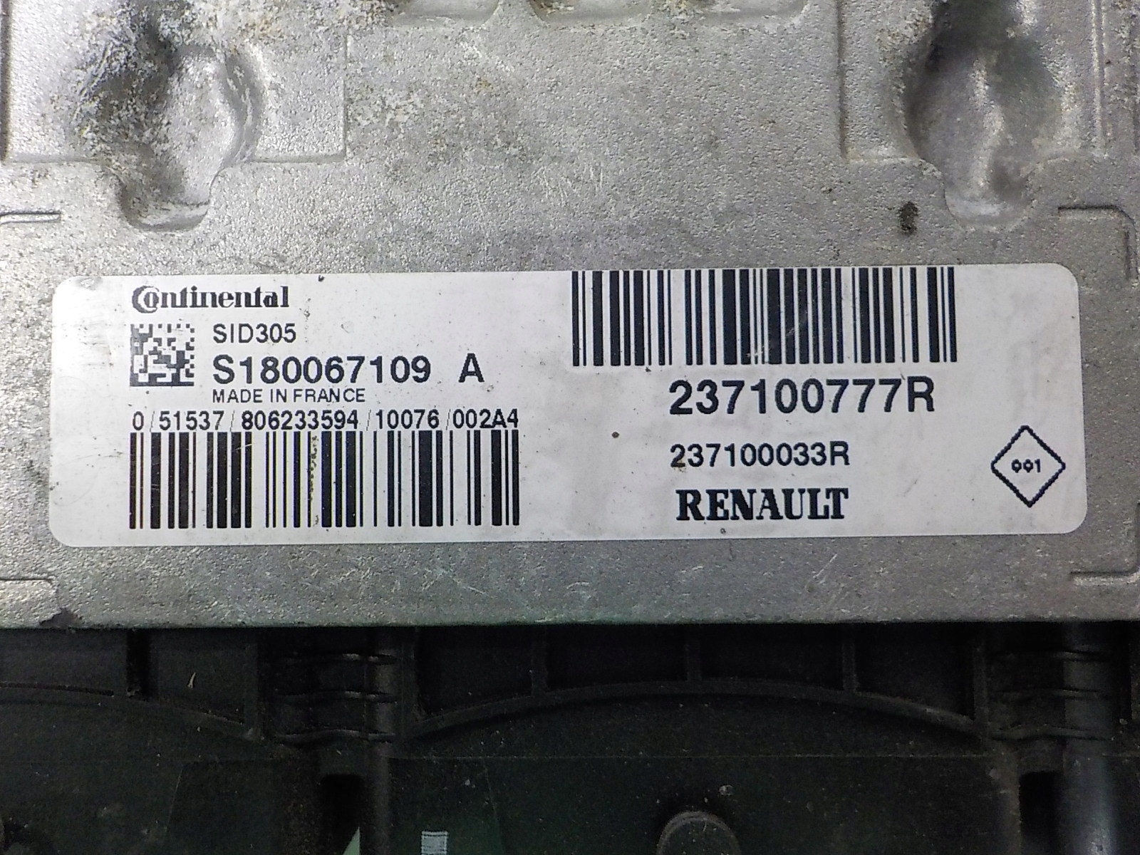 RENAULT computer Centralina S180067109A 237100777R