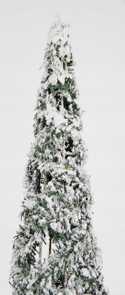 CHOINKA OŚNIEŻONA STOŻEK z 40x LED 80cm wys. Rodzaj inny