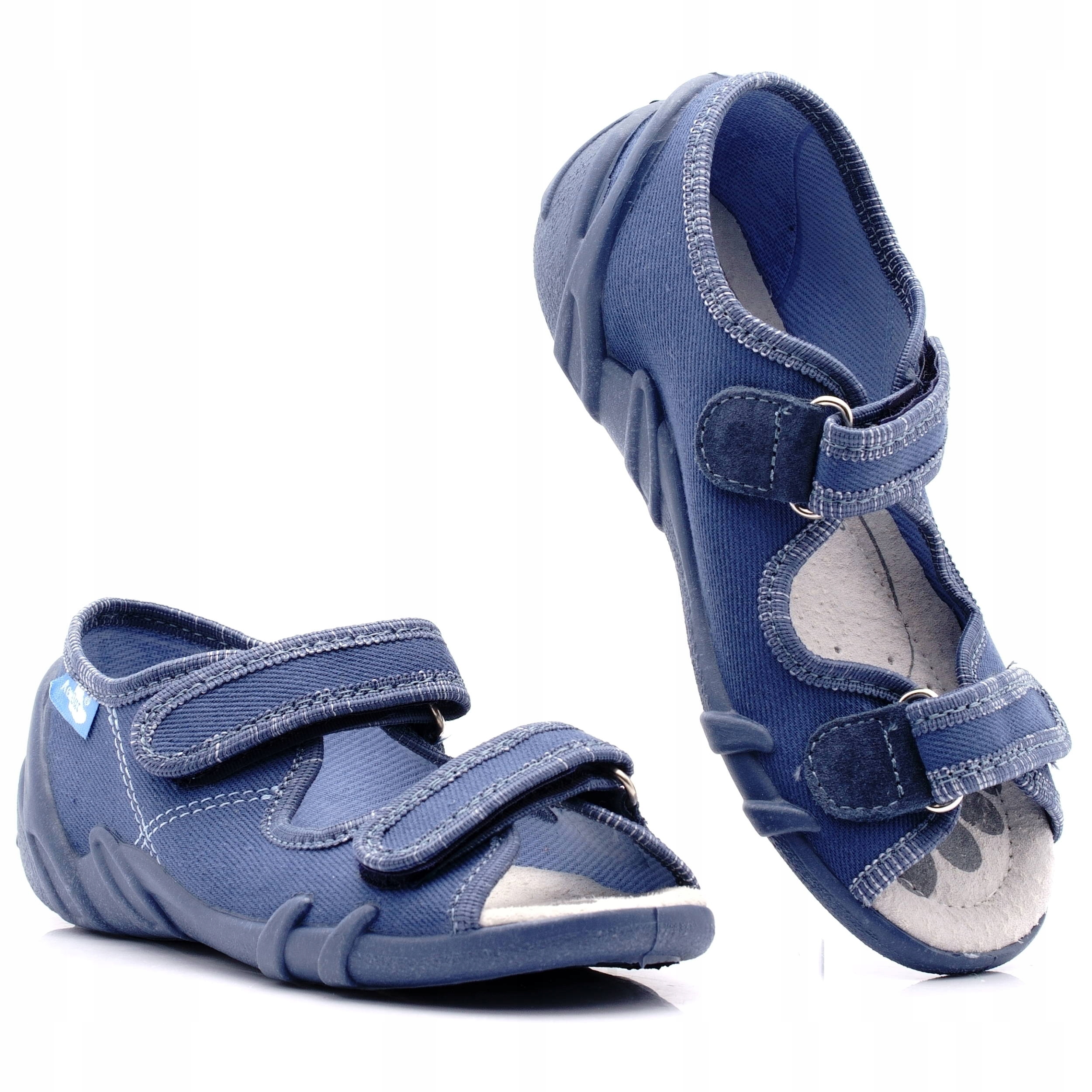 RENBUT SANDAŁKI KAPCIE SKÓRZANA WKŁADKA 30 Płeć chłopcy