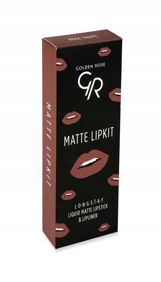 Golden Rose Matte Lipkit, sada na líčení rtů, taupe, 7,6 g, 1 ks