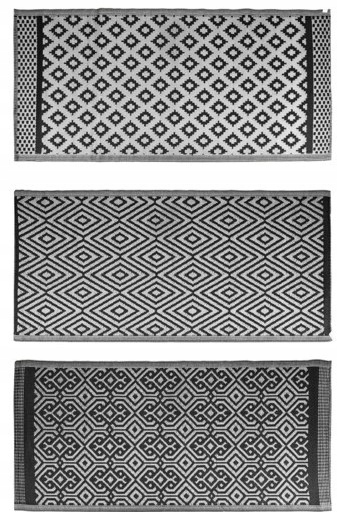 

Dywan Mata Ogrodowa Na Taras 90X180 CM Czarny