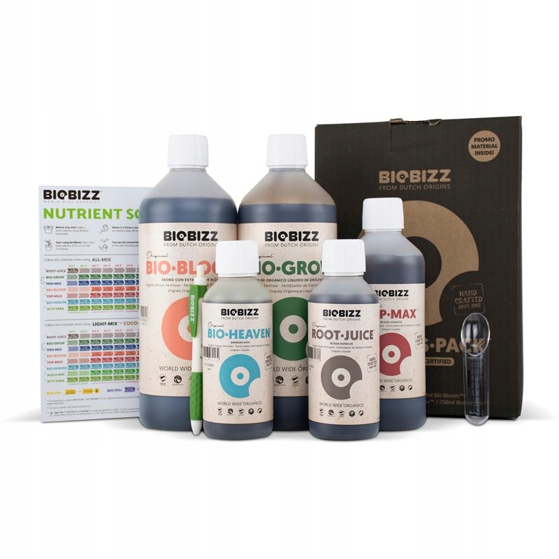 Biobizz Starters-pack zestaw nawozów i boosterów