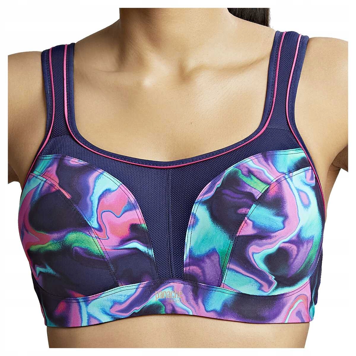 Panache Komfortní sportovní podprsenka Sport 5021A cyber swirl 85DD