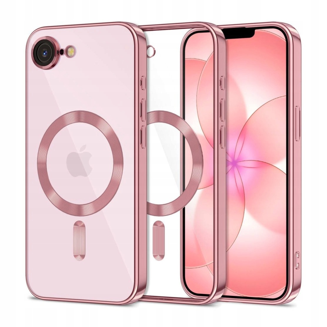 Etui do iPhone 16E 17E Tech-Protect MagFlex różowe złoto