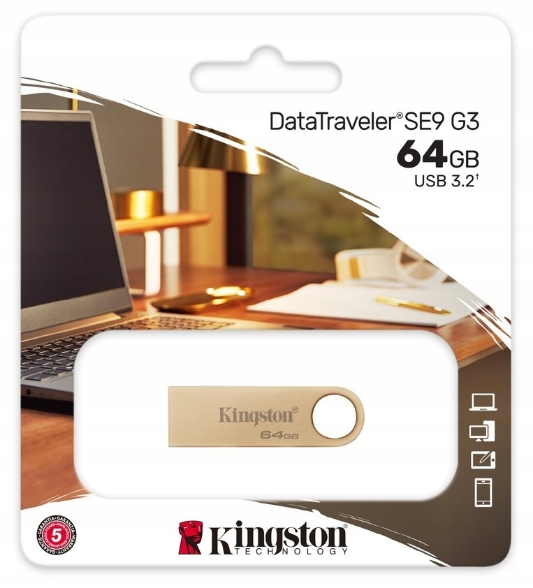 Kingston DataTraveler DTSE9 G3 64GB USB 3.2 220MB/s