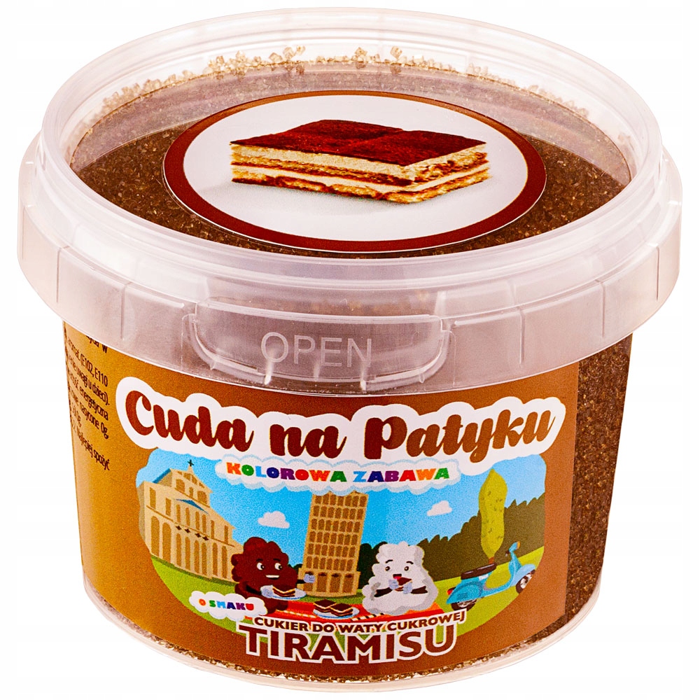 

Cukier do waty cukrowej kolorowy 100g Tiramisu