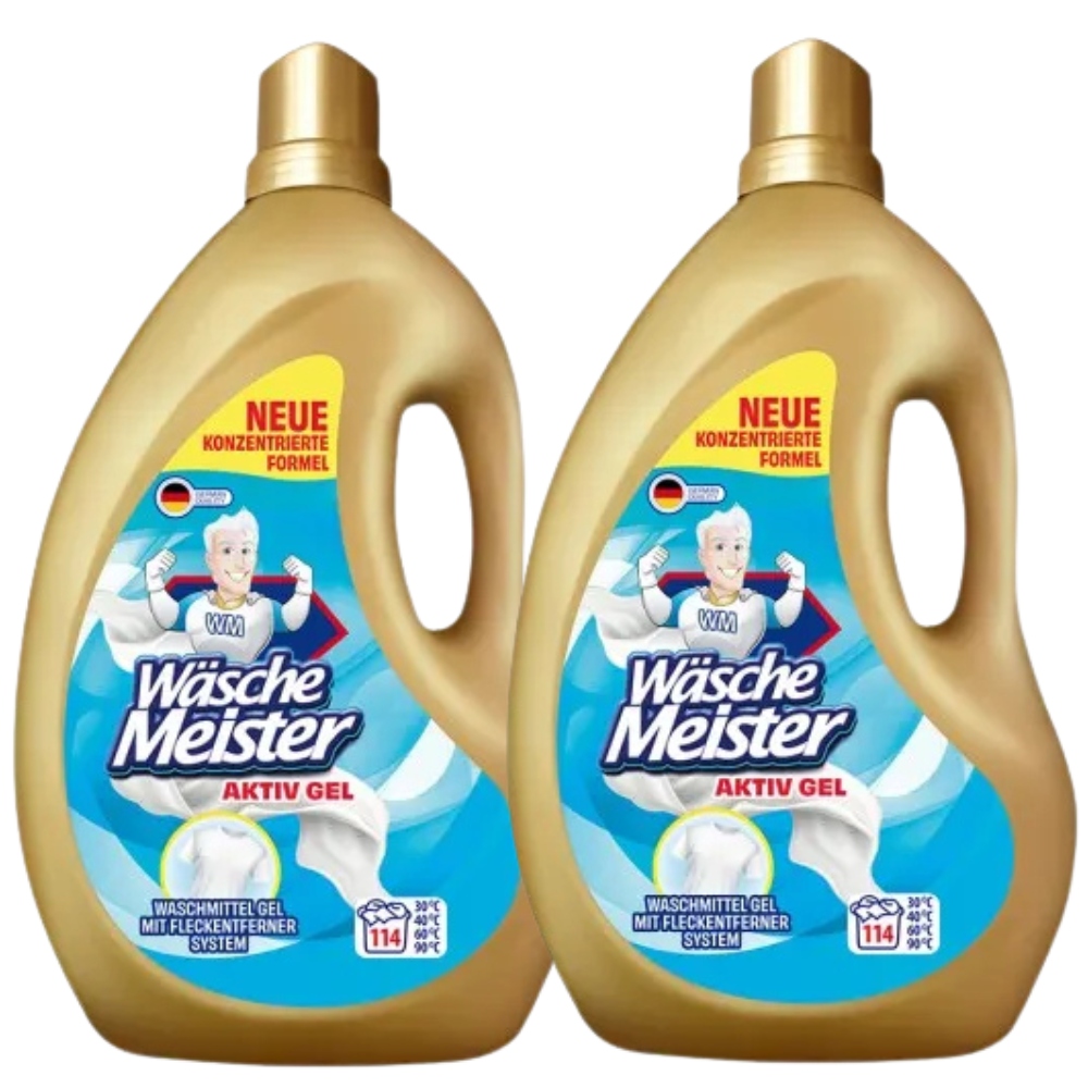 Levně WäscheMeister Activ Gel na praní 2x4 l