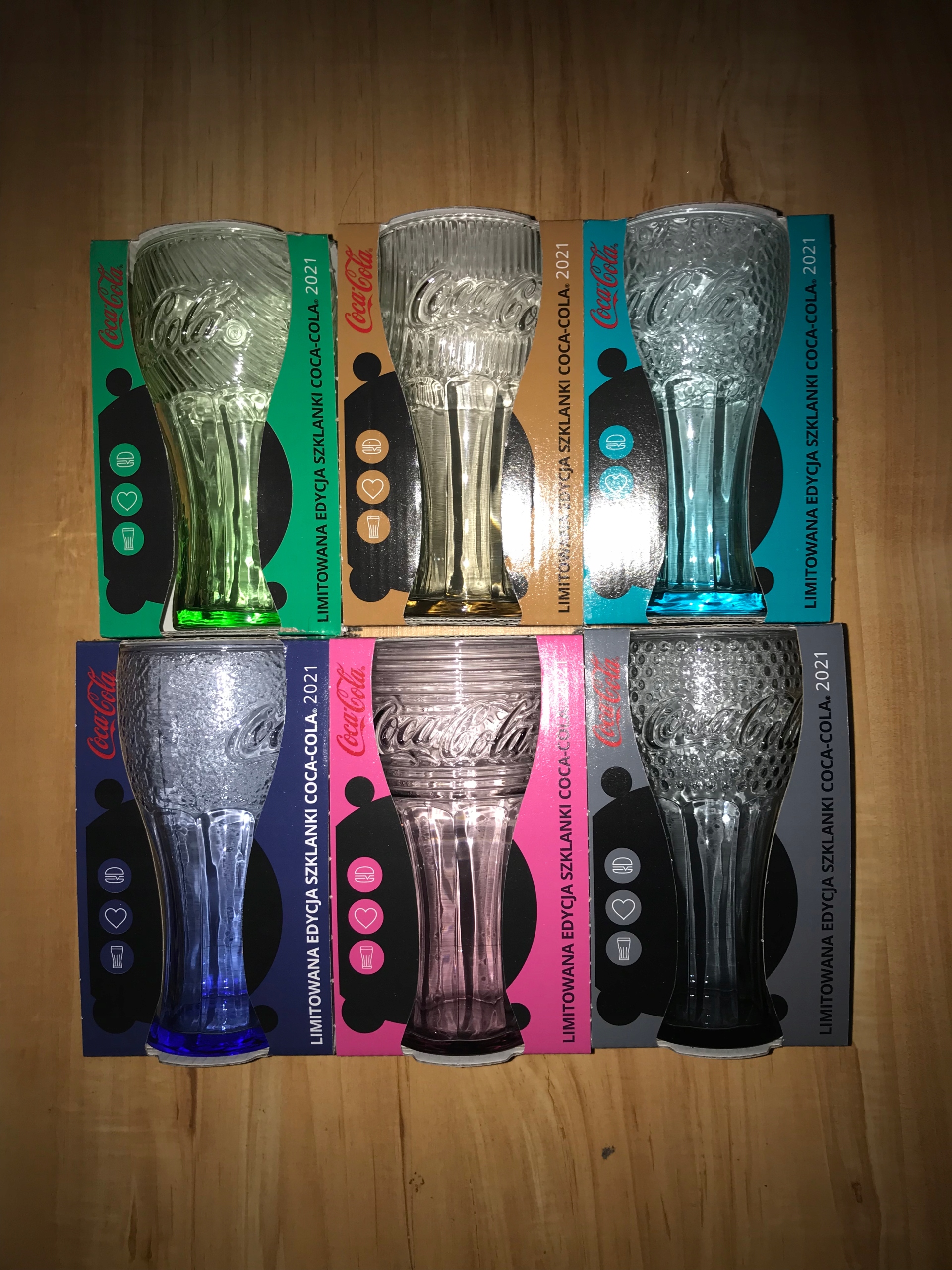 Szklanki coca cola mcdonald's 2021 opis!