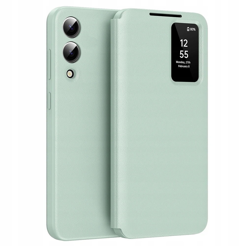 Techsuit SmartView Series etui do Samsung Galaxy S25 Edge zielone