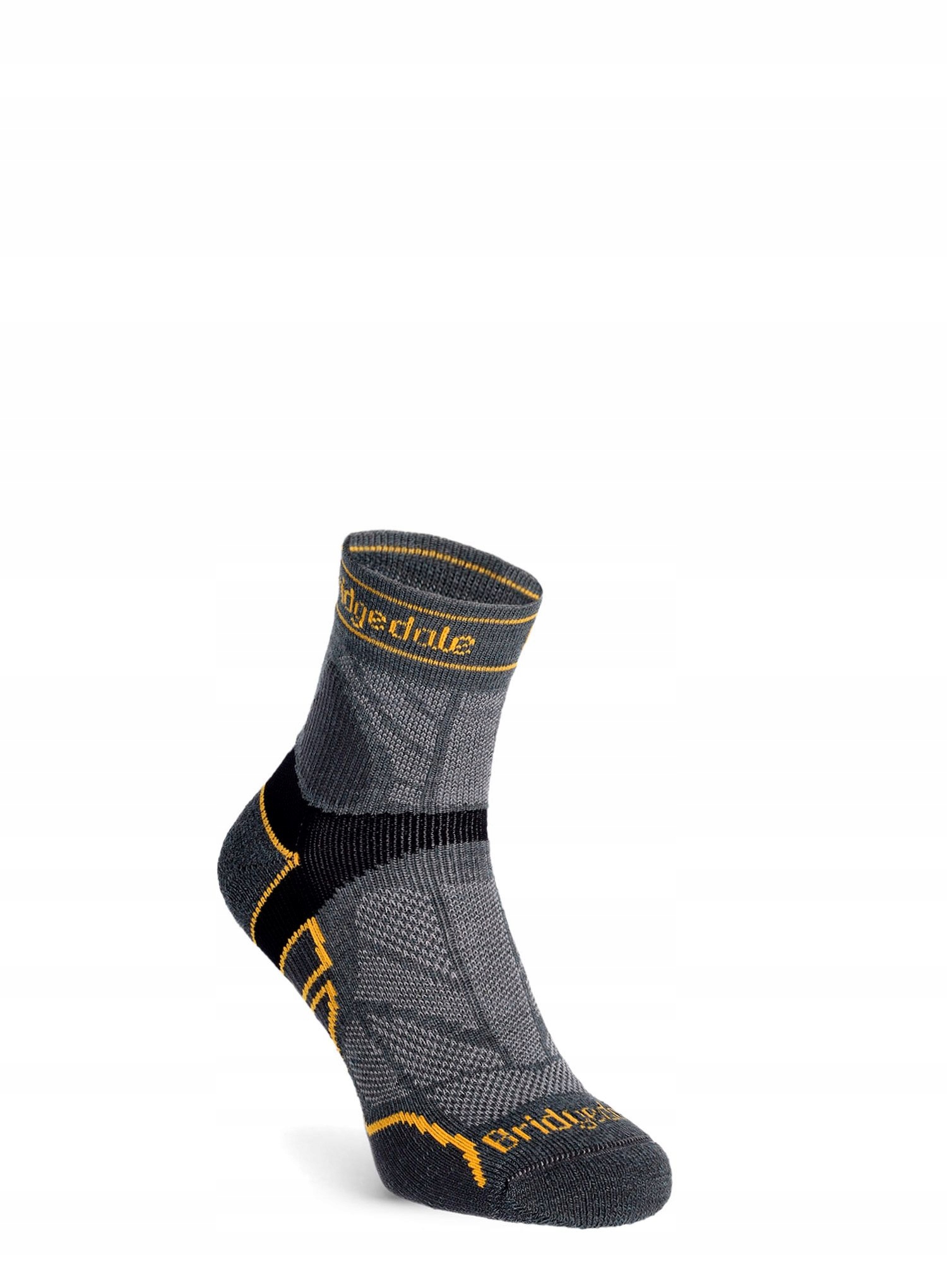 Skarpety biegowe Bridgedale Lt T2 Merino Sport 3/4 Crew gunmetal 40-43