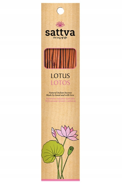 

Sattva Naturalne Indyjskie Kadzidło Lotus