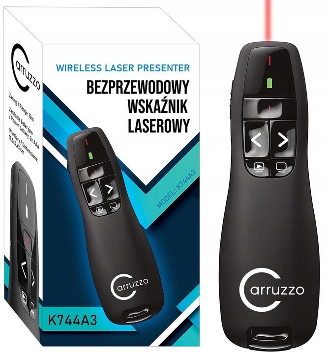 

Bezprzewodowy Wskaźnik Laserowy Pilot Prezentacja