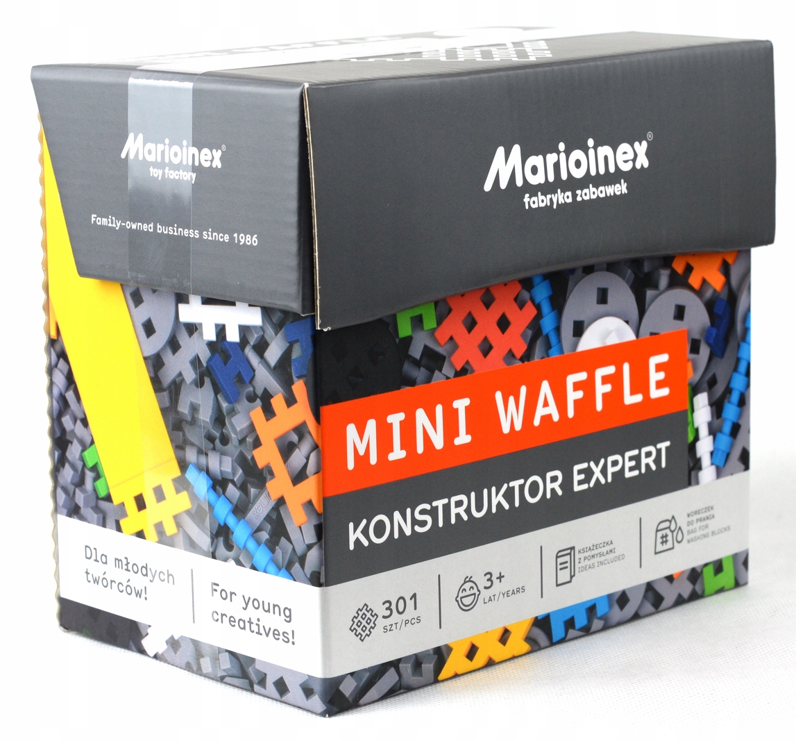 

Mini Waffle Konstruktor Expert 301EL 3+ Marioinex