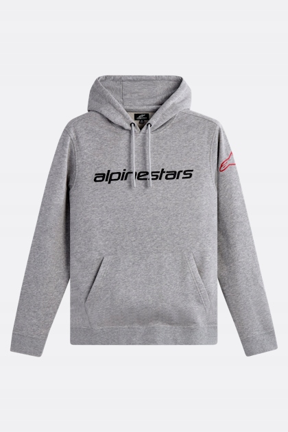 Ležérna Mikina Alpinestars Wordmark V3 Sivá/červená S 1244-52040-1131-S