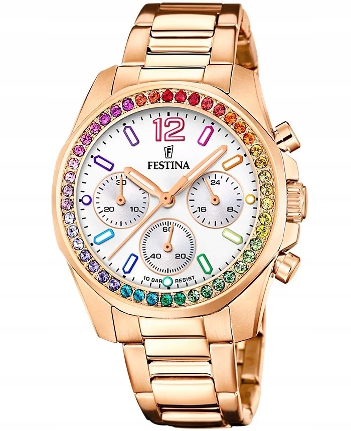 Dámské hodinky Festina F20639/2 Boyfriend Rainbow Chrono