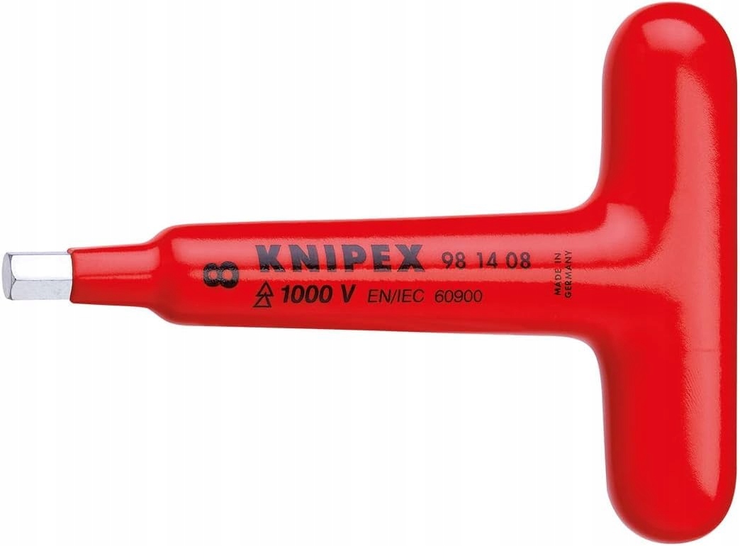 Knipex Wkrętak do śrub z rowkiem z rękojeścią