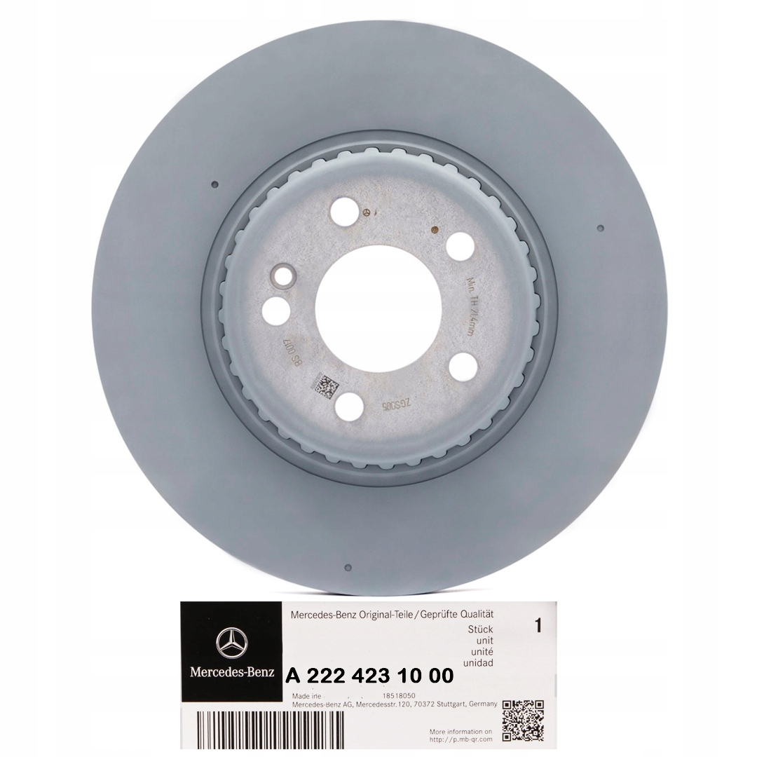 Brzdový Kotouč Mercedes Oe Zadní A2224231000 S Třída W222, S Třída C217