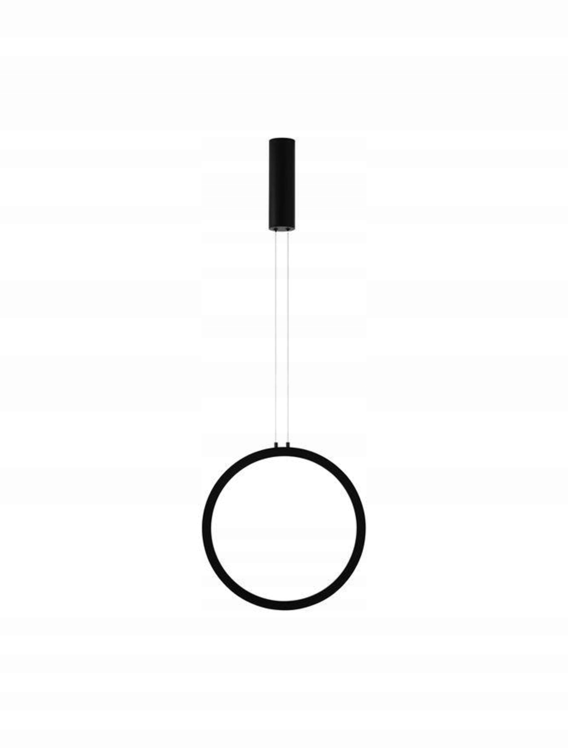 Nova Luce závesné svietidlo Change čierny hliník a akryl Led 25W 230V 3000K I