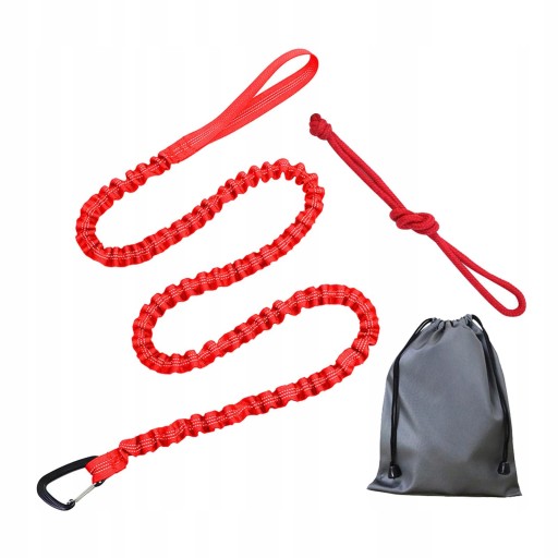 Rowerowa linka holownicza dla dzieci Rower czerwon Marka Inna marka