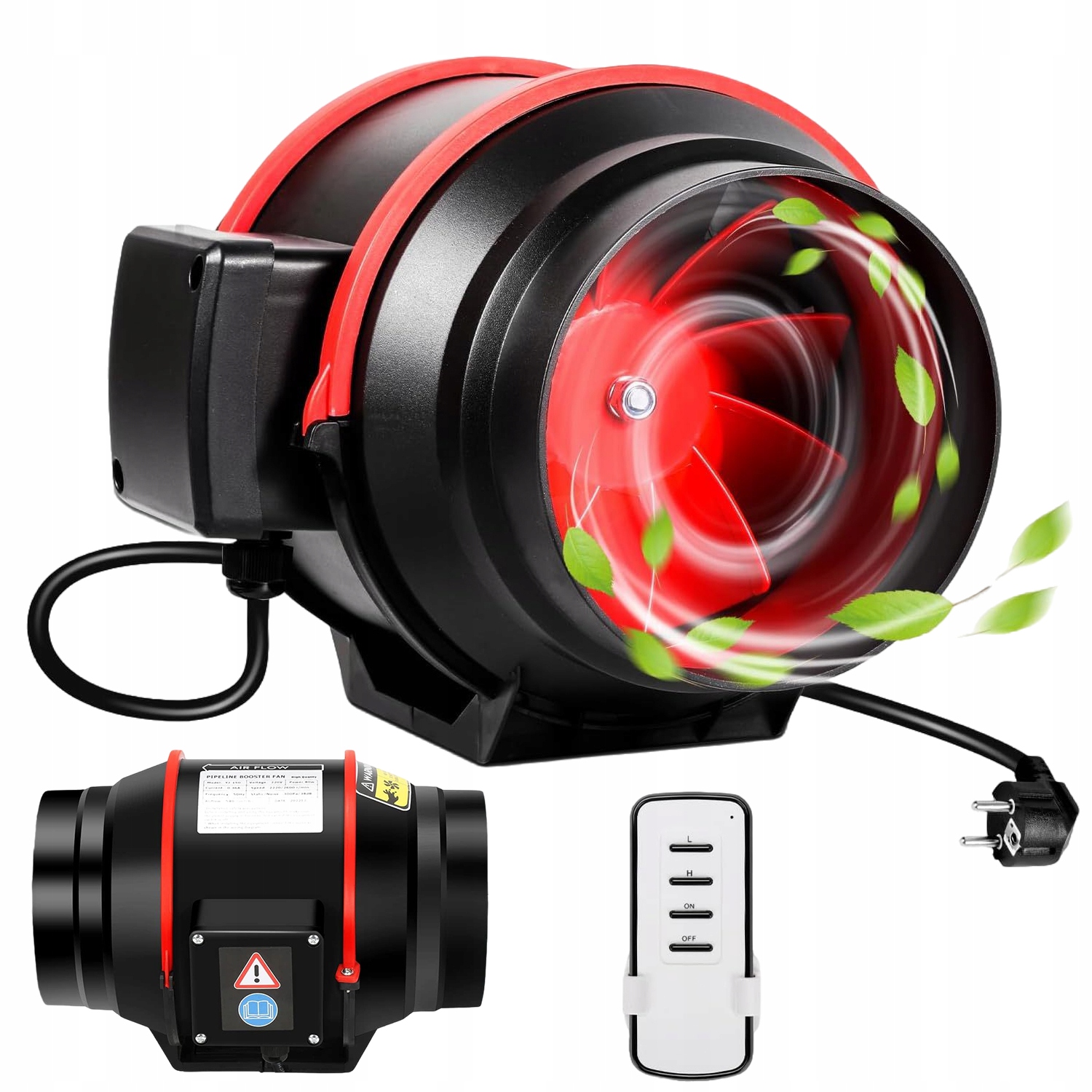 Axiální Kanálový Ventilátor Odolný Proti Korozi Pro Kuchyň Skleníku Koupelny