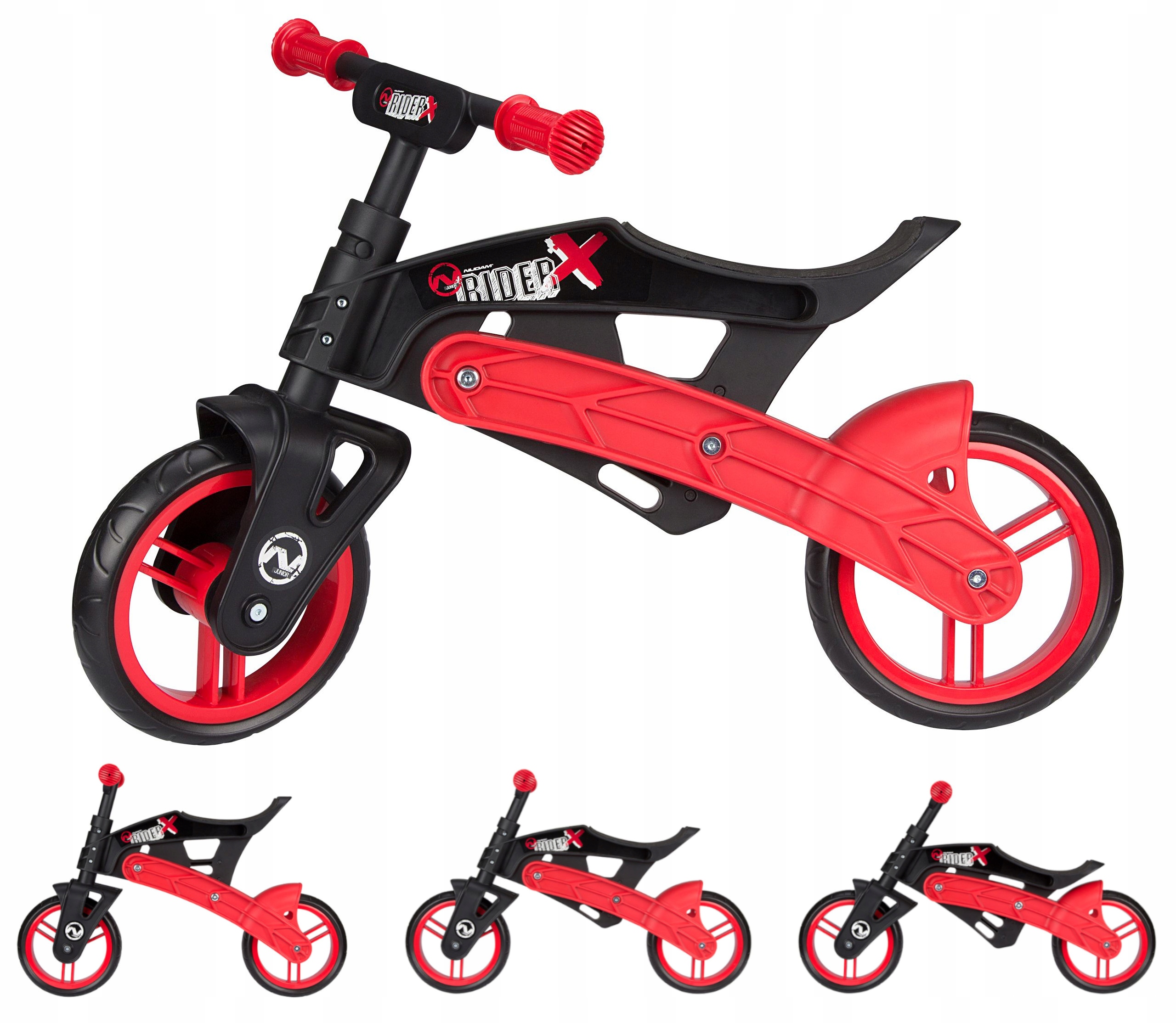 Rowerek biegowy regulowany dla dzieci na roczek wytrzymały Nijdam do 5 lat