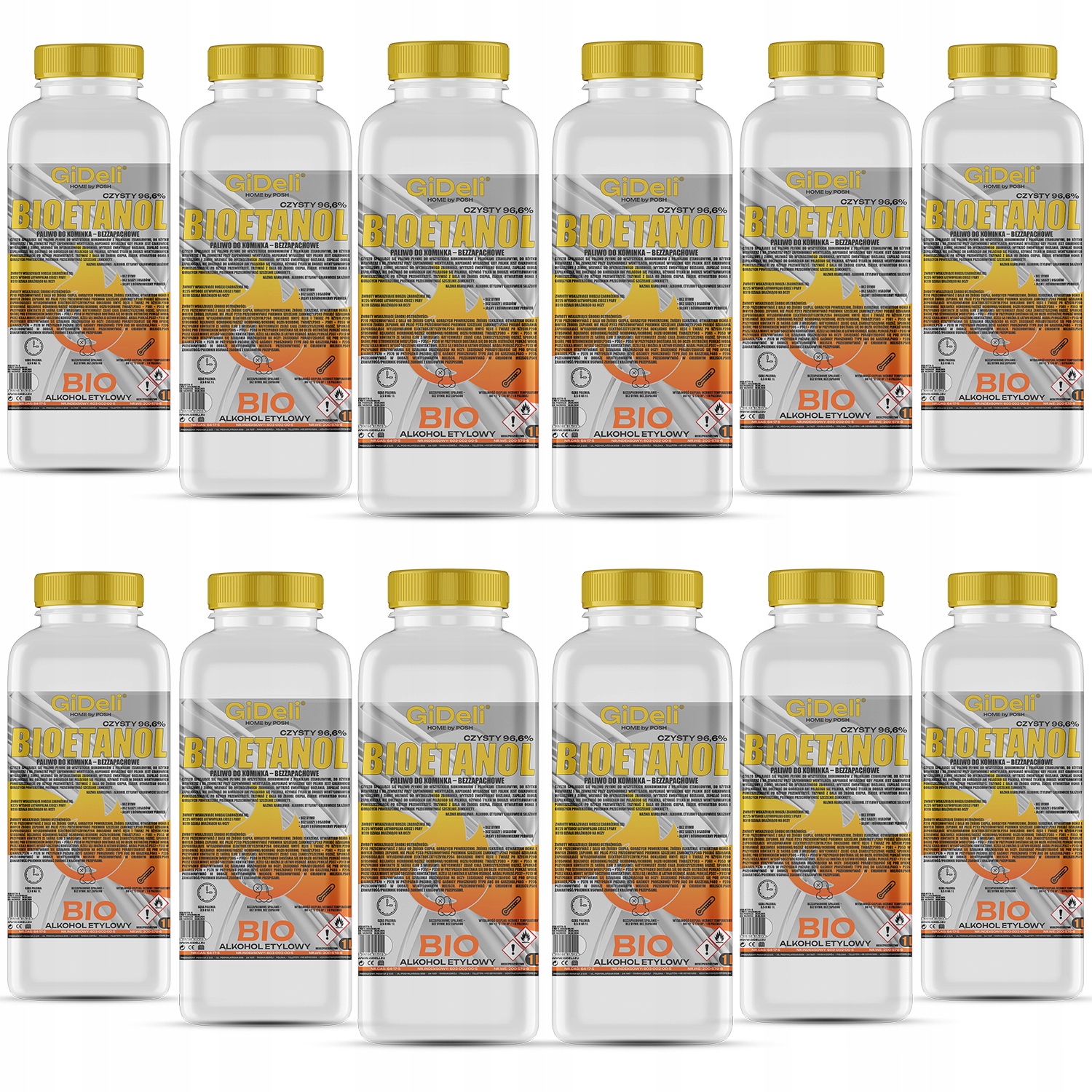 Bioetanol do krbu 12x 1L biopalivo bez zápachu