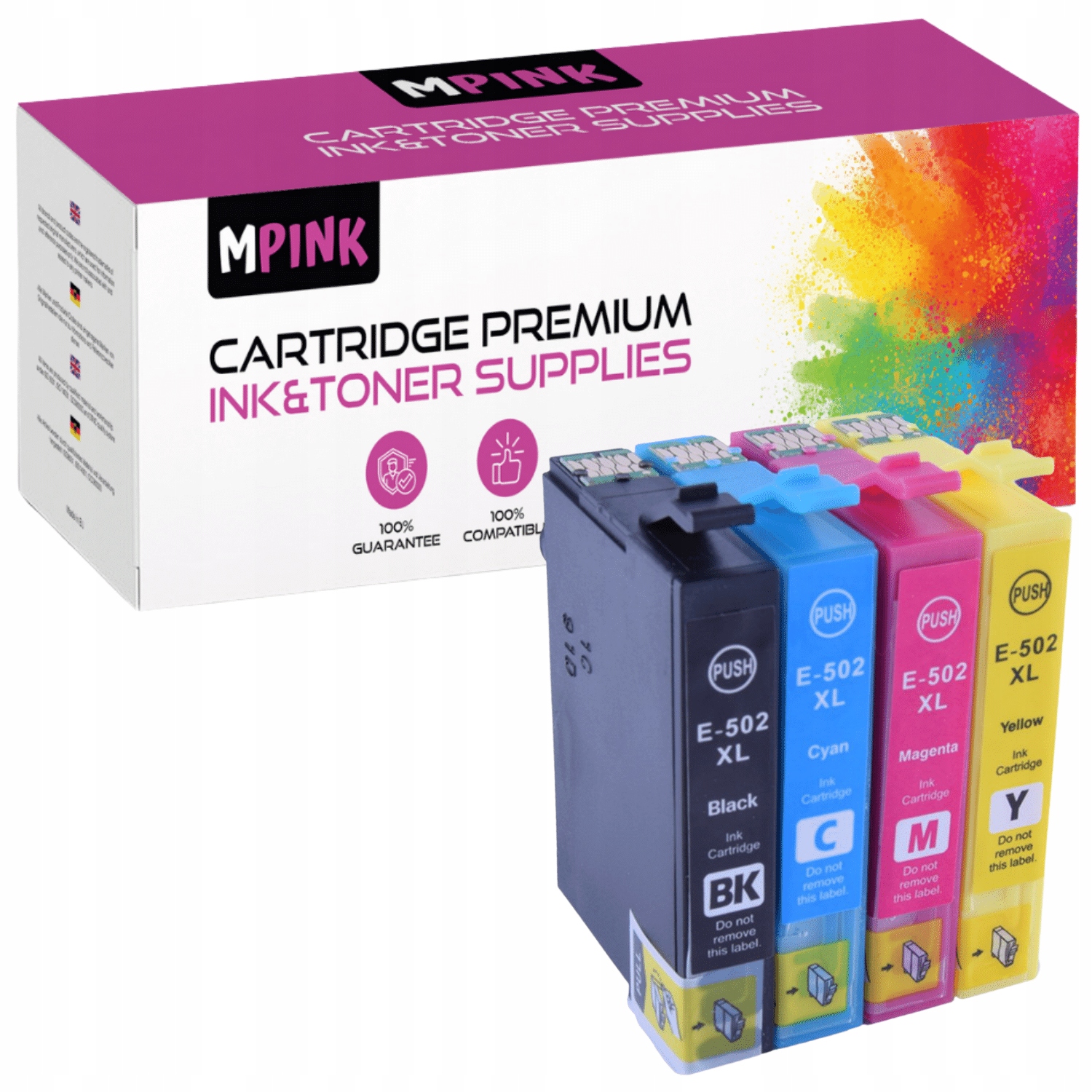 

4xTusze do Epson 502 XL XP-5100 WF-2800 WF-2860