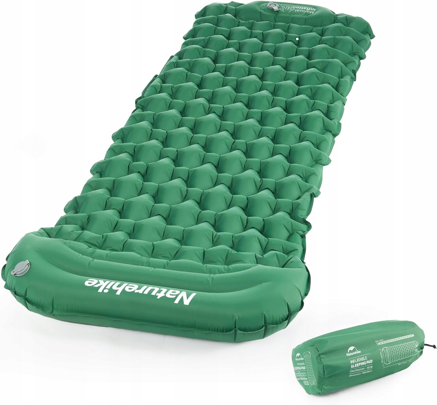Materac Samopompujący Turystyczny Wytrzymały 200x60x6,5 CM Kemping G