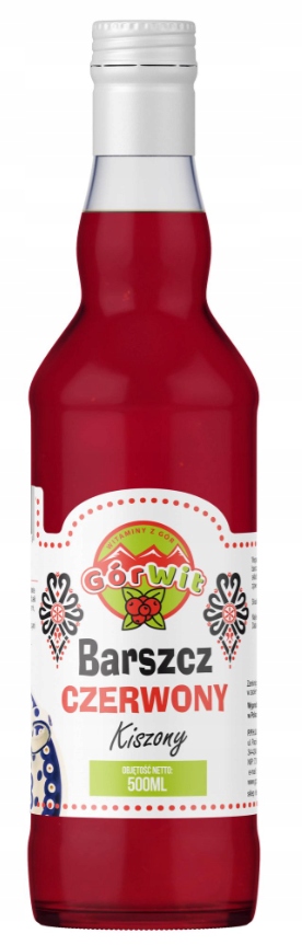 Levně 5 x GórWit boršč červený Kysaný 500 ml