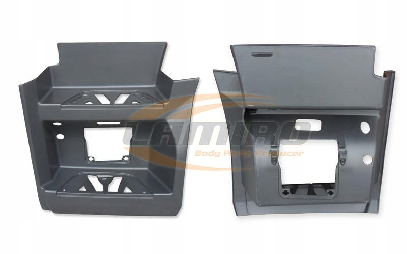 MERCEDES ACTROS MP4 WNEKA STOPNIA LEWA SZARA