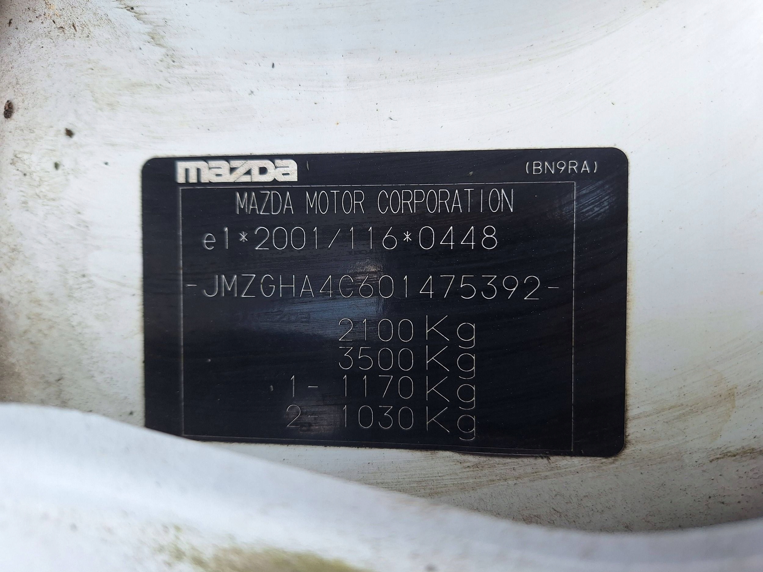 MAZDA 6 II 2 GH 2008-2013 fender front right BIALY 34K