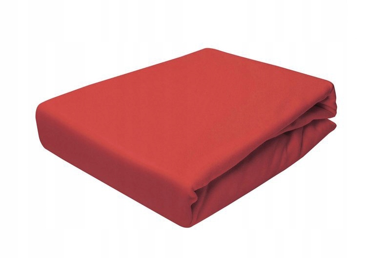 

Prześcieradło Jersey Z Gumką 70x200 Czerwone