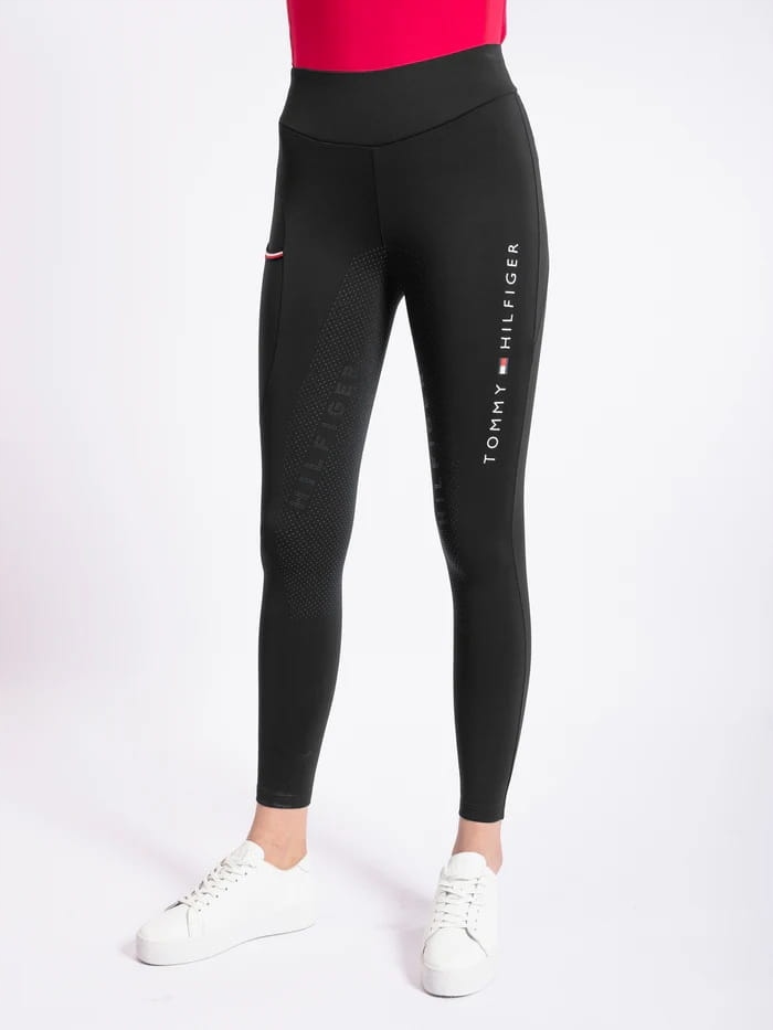 Legginsy Bryczesy damskie Tommy Hilfiger Elmira Full Grip Black M