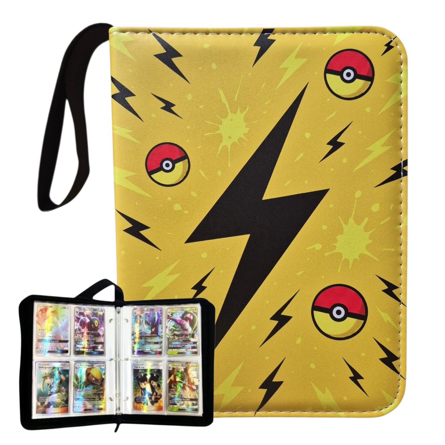 Duży album na karty Pokémon Thunder na 400 kart