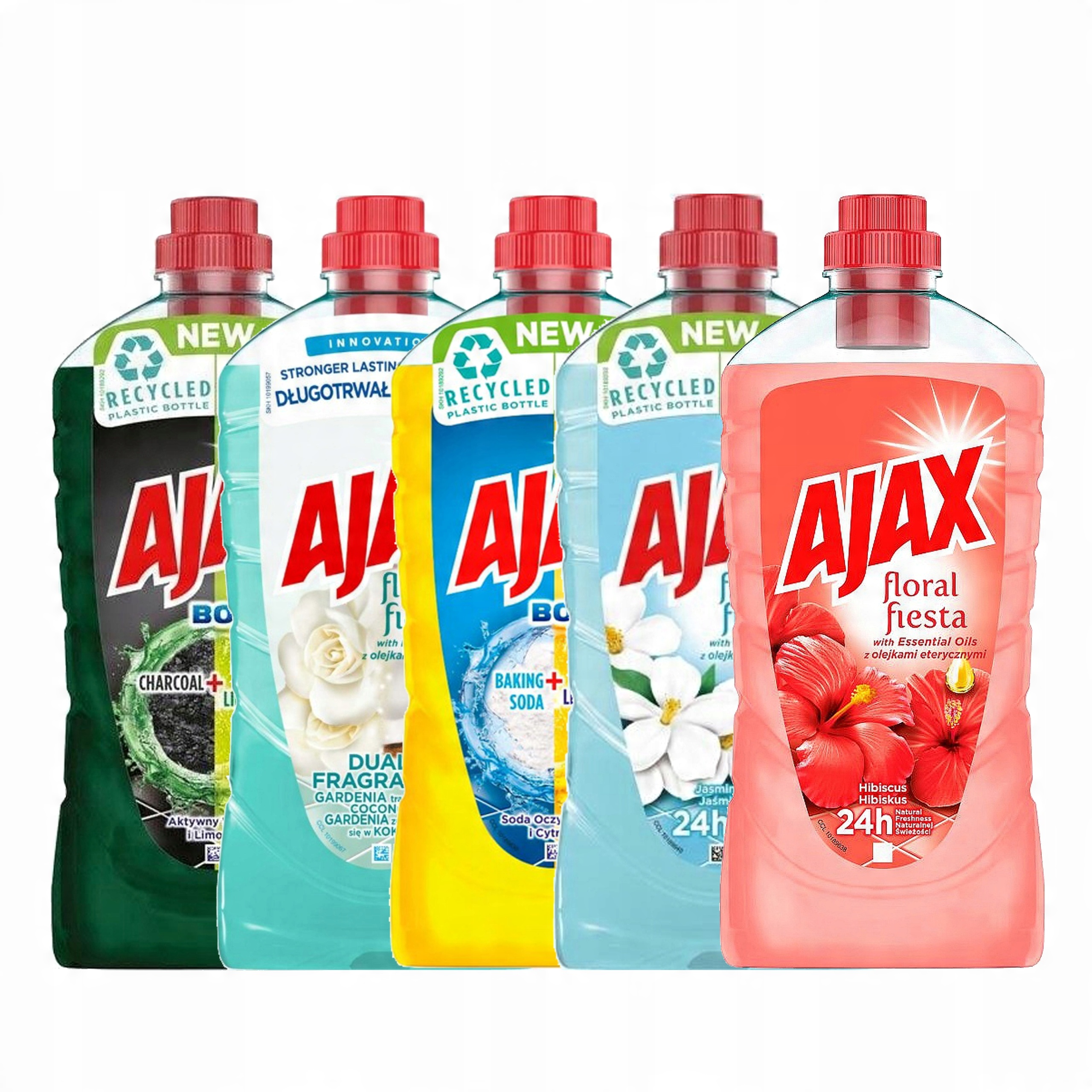 

Ajax Płyn Uniwersalny Do Podłóg MIX 5 x 1L
