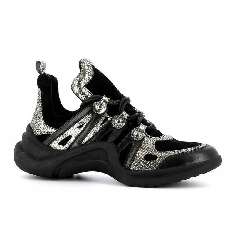 

Carinii B6021 Adidasy Sneakersy Skóra Czarny 39