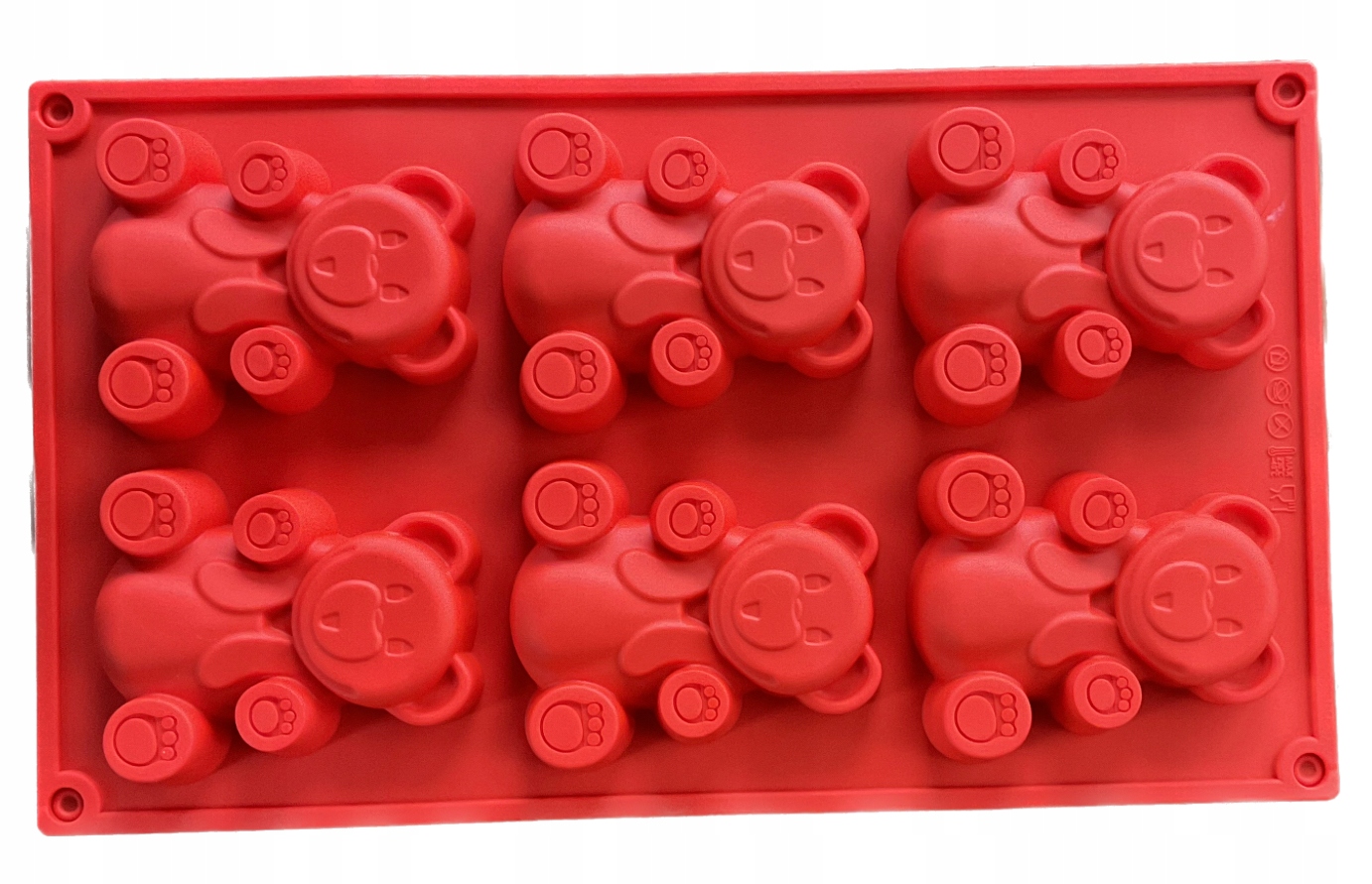 FOREMKA SILIKONOWA NA MUFFINKI FORMA CIASTKA MISIE Materiał silikon