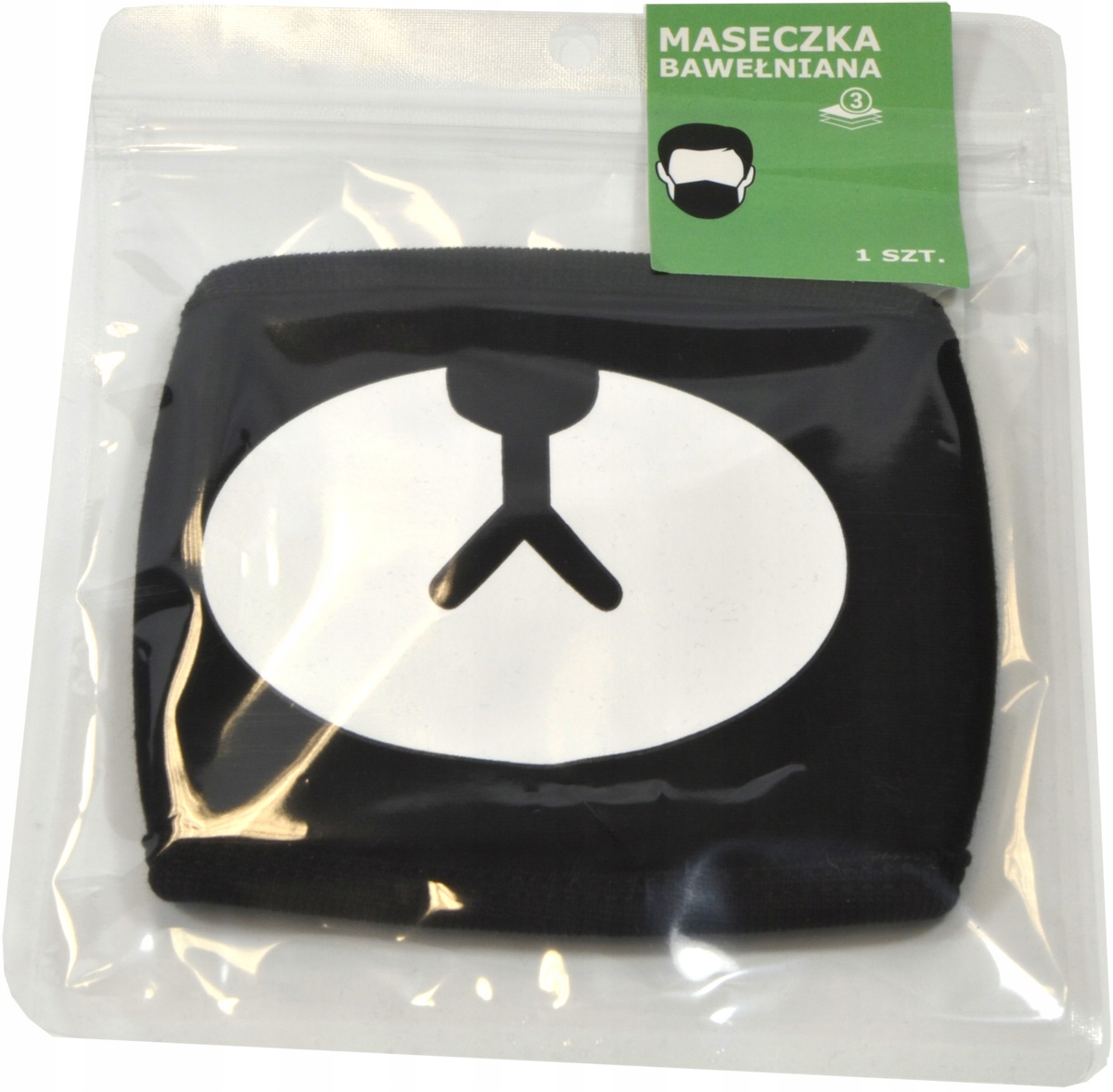 MASKA NA TWARZ MASECZKA STREETWEAR TRÓJWARSTWOWA 1 Marka bez marki