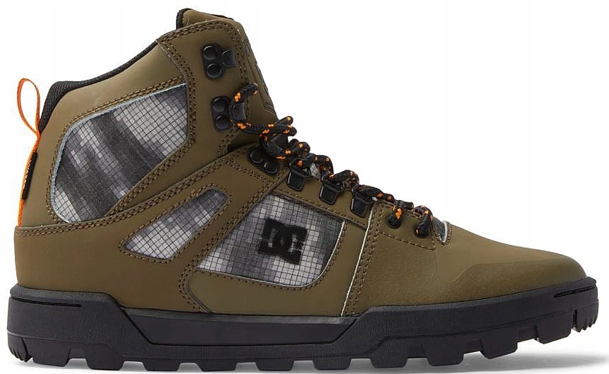 buty DC Pure High -Top Wr Boot OB2/Olive/Black