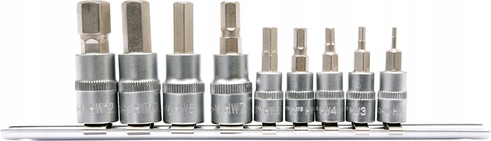 YATO KLUCZE ZESTAW HEX NA SZYNIE H2-H12 YT-04401 Kod producenta YT-04401