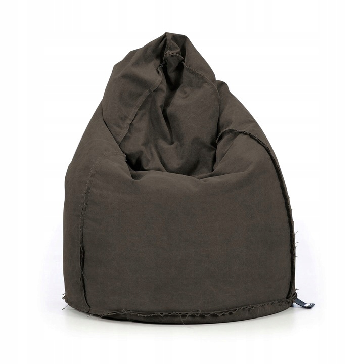 Taburet taška Sack WashedOut šedá taburet, křeslo sako do obývacího pokoje Jabba