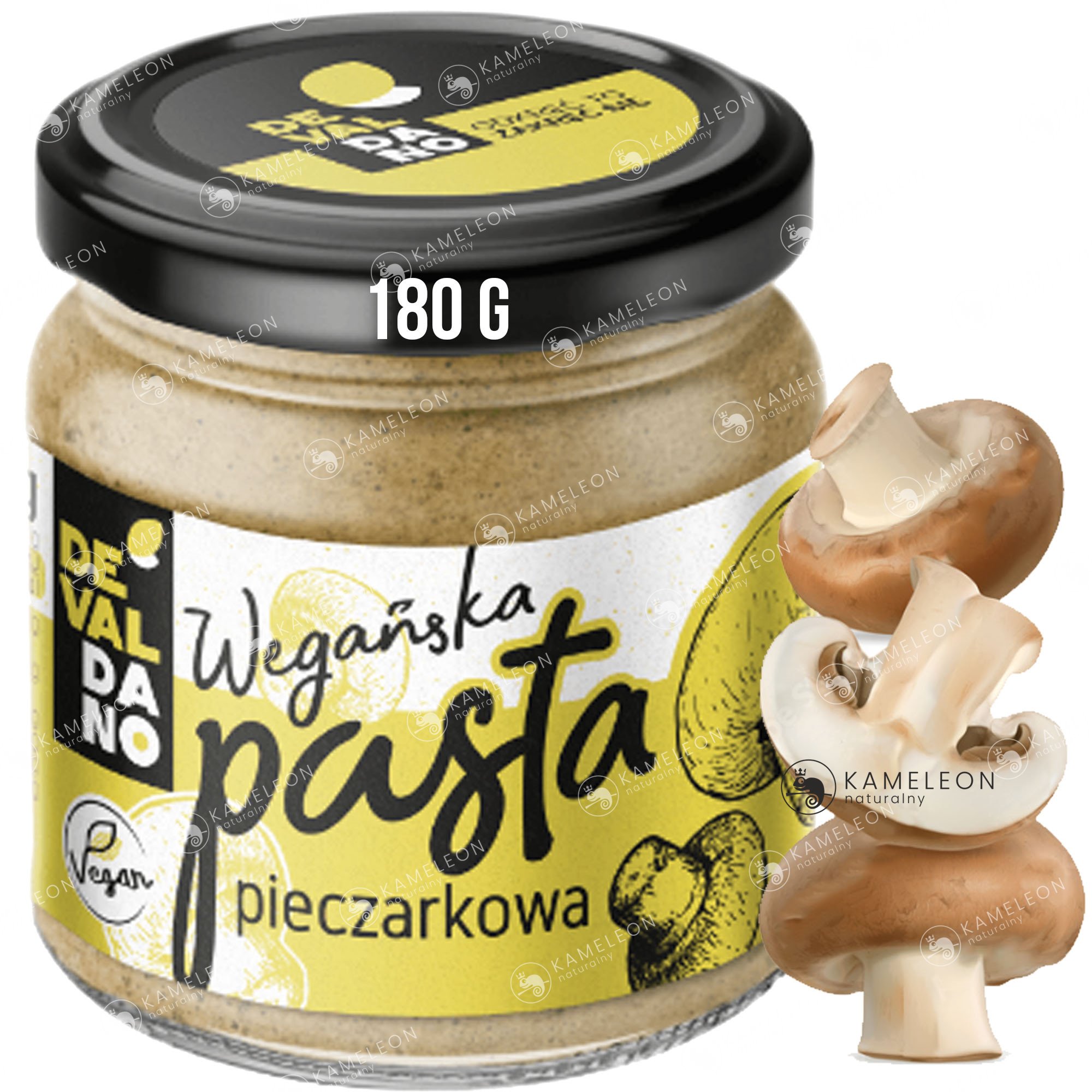 WEGETARIAŃSKA PASTA PIECZARKOWA GRZYBOWA z pieczarek do pieczywa Devaldano